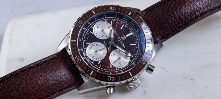 Favre Leuba Sea Sky Revival Review: A Satisfying Retro Hybrid Sports Watch In Brown