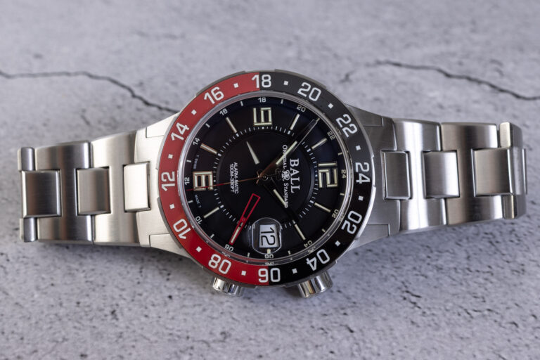 Ball Roadmaster M Model A Watch Review: A Mechanical GMT Alarm That Glows