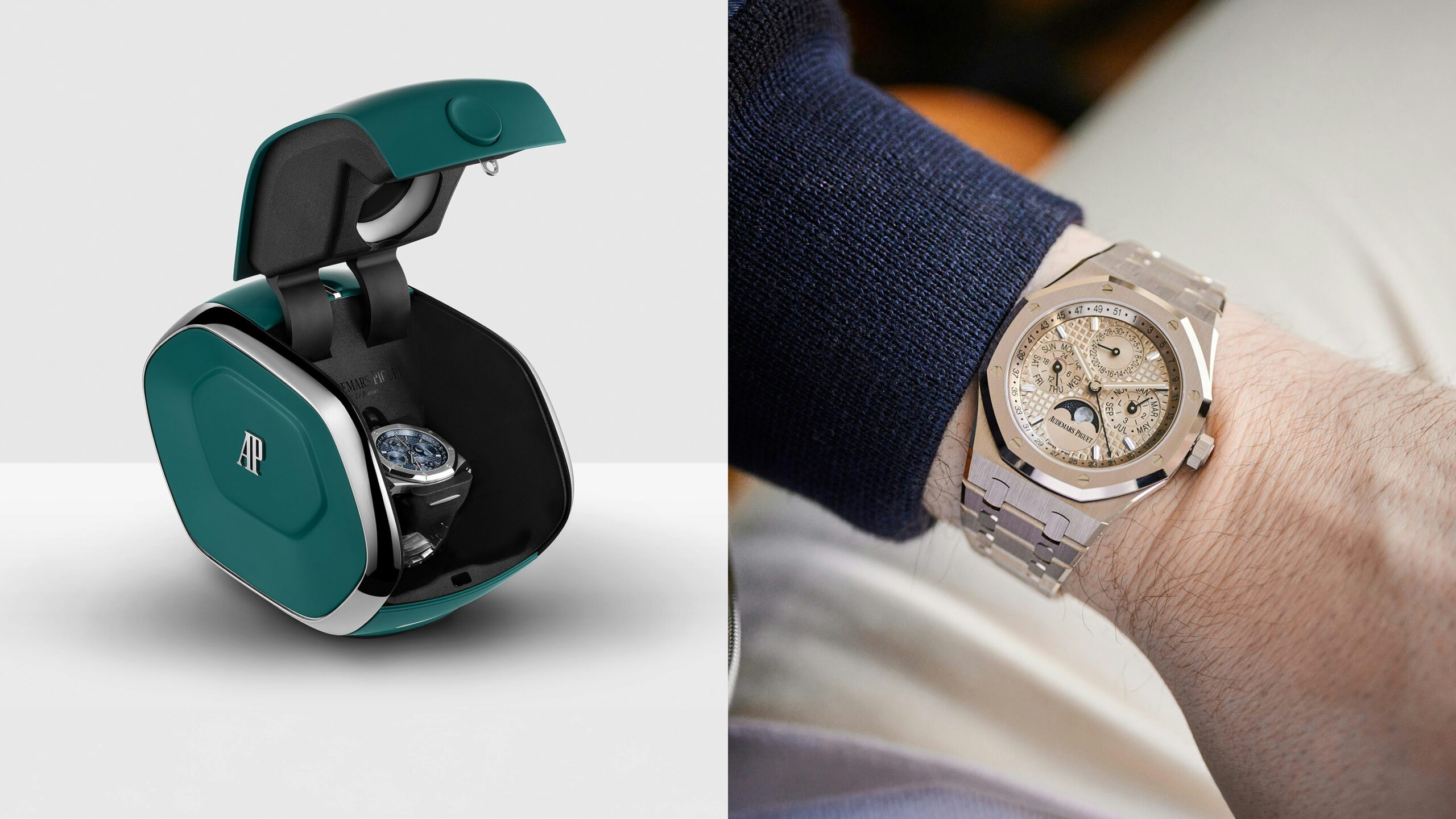 Introducing: Audemars Piguet And Dubai Future Foundation Unveil An Automatic Watch Winder That Sets The New 41mm Perpetual Calendar Royal Oaks