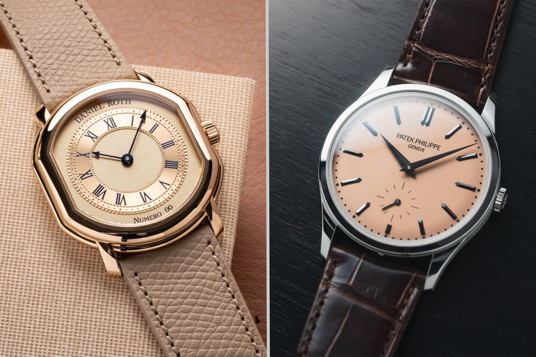 Fratello Dress Watch Season: Round 1, Match 3 — Daniel Roth Extra Plat Souscription Vs. Patek Philippe Calatrava 6196P