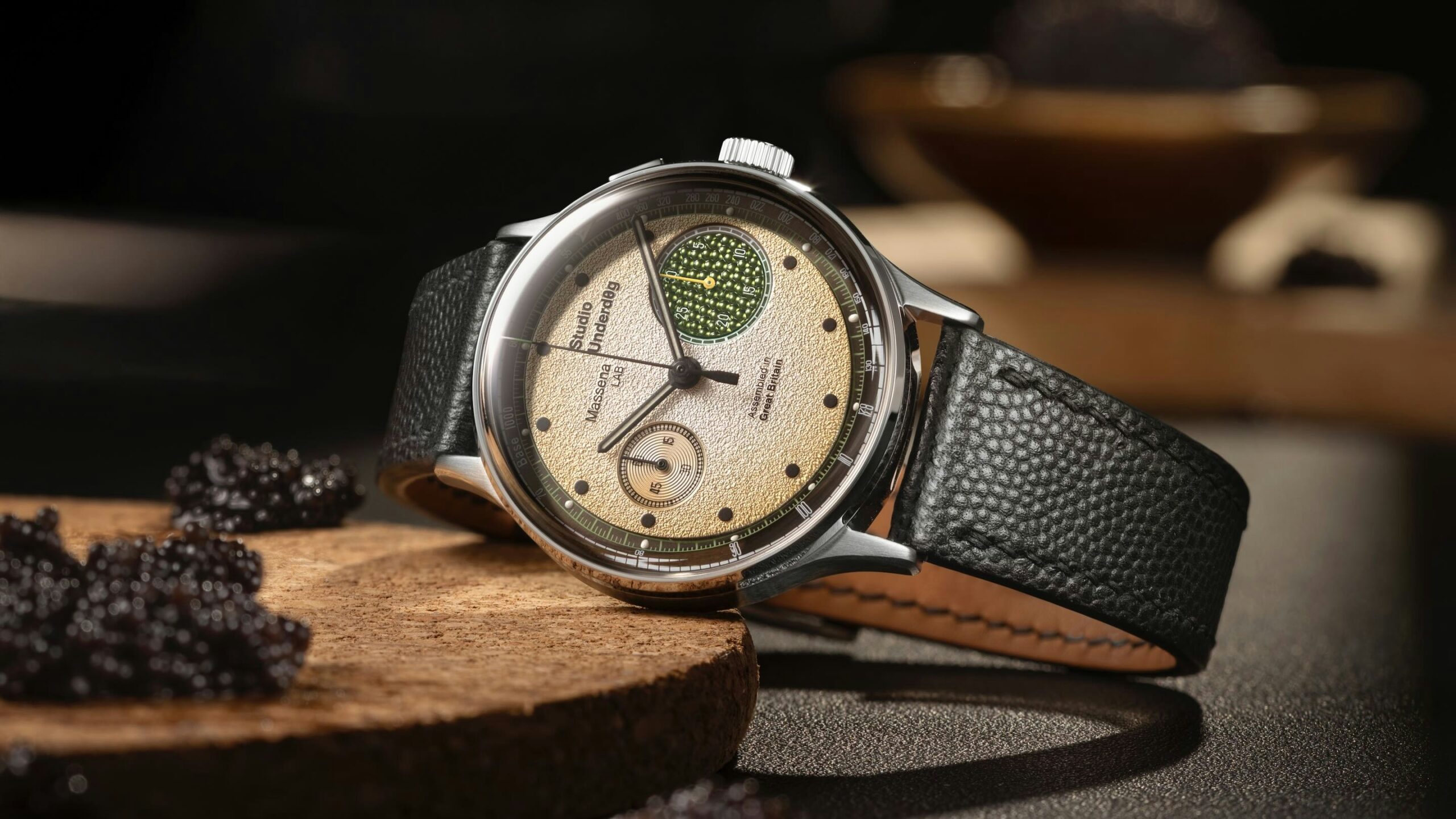 Introducing: Studio Underd0g And Massena LAB Team Up For A Champagne And Caviar Chronograph