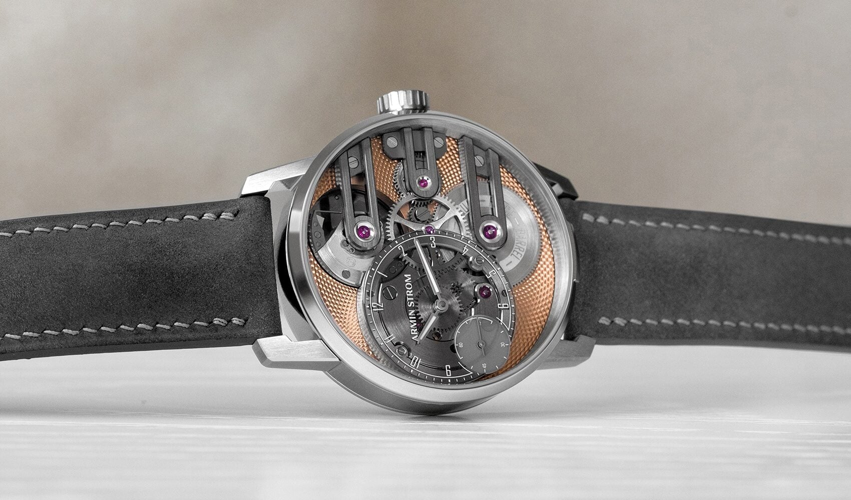 Introducing: The Armin Strom Gravity Equal Force Ultimate Sapphire Salmon