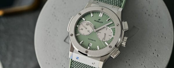 First Look – Hublot Presents Three New Classic Fusion Models in Sage Green