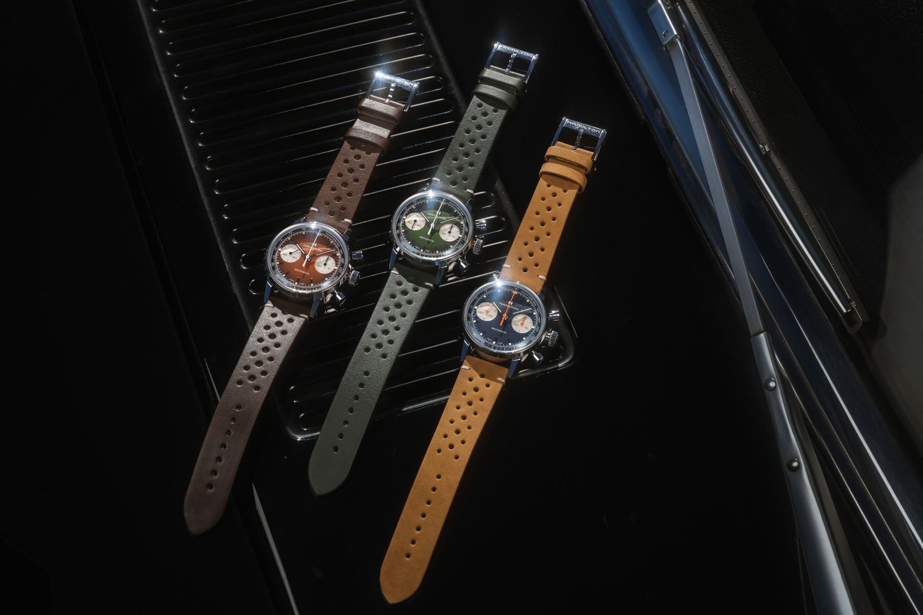Introducing: The Hamilton American Classic Intramatic Chronograph H In Green, Brown, Or Blue