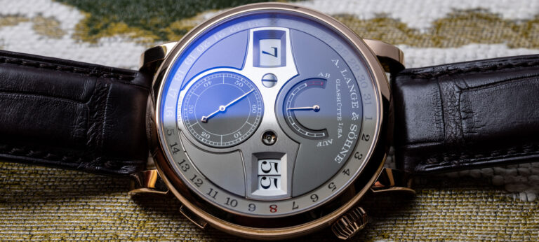 A. Lange & Söhne Zeitwerk Date 18k Pink-Gold Watch Hands-On: How Digital Remains Beautiful