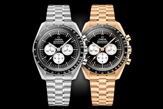 Omega unveils the new Speedmaster Moonwatch with Black and White "Panda" dials