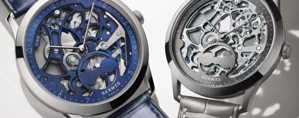 Introducing – New Titanium and Platinum Editions of the Slim d’Hermès Squelette Lune