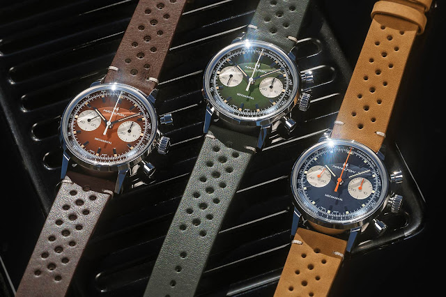 Hamilton introduces new American Classic Chronograph H models in vintage racing colours