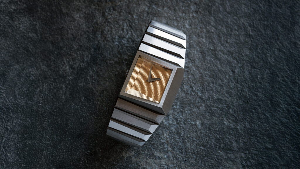 Toledano & Chan sends ripples across its range, reworking the cult B/1 with a surging solid gold dial