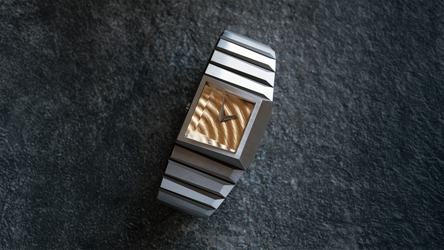 Toledano & Chan sends ripples across its range, reworking the cult B/1 with a surging solid gold dial