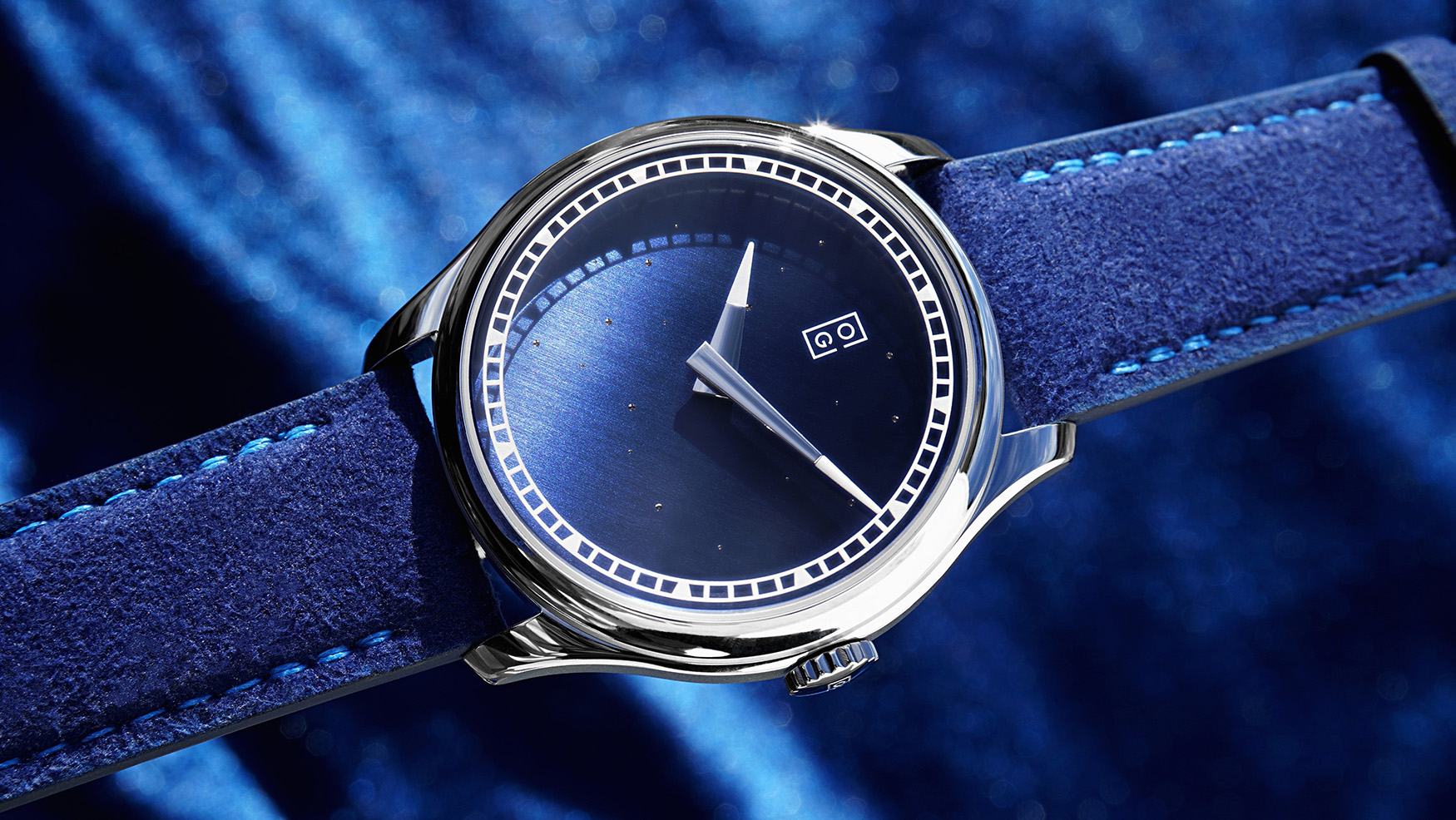 Oliver Gallaugher downsizes the starry-dialled Deep Space, introducing a new all-blue dial finish