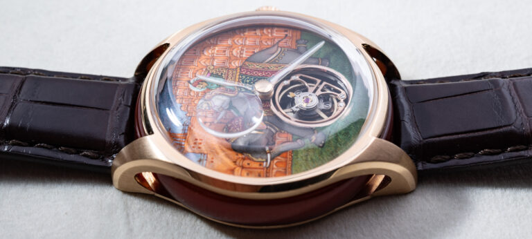 Titan Nebula Jalsa Tourbillon: High-End Indian Watch With A Hand-Painted Dial Honoring Jaipur