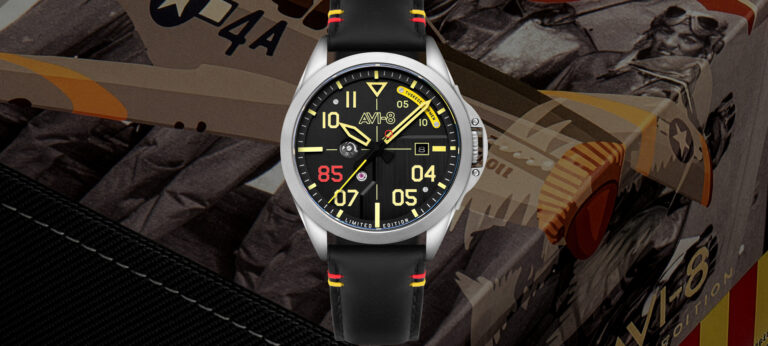 AVI-8 Honors the Tuskegee Airmen With a New P-51 Mustang Patriot Automatic Limited-Edition Watch