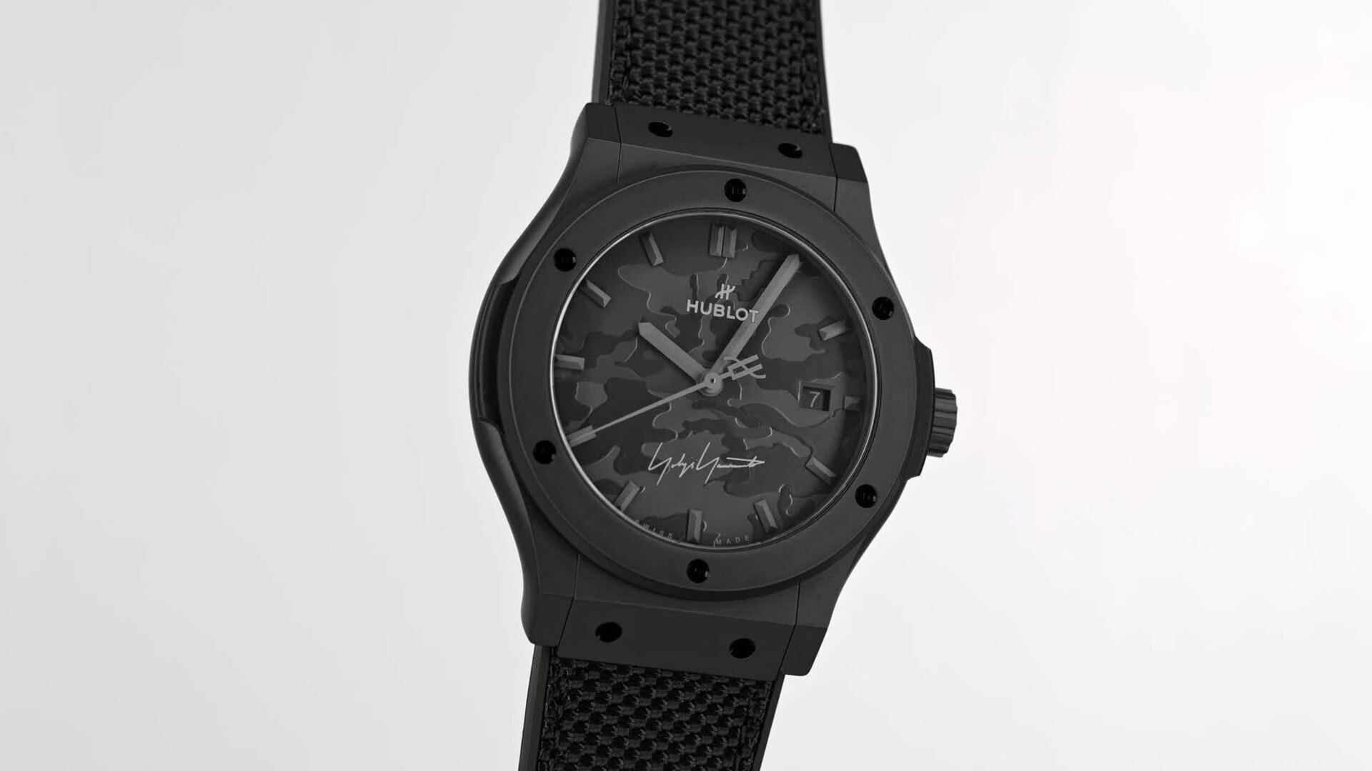 Hublot Classic Fusion Yohji Yamamoto All Black Camo: exploring monochrome design