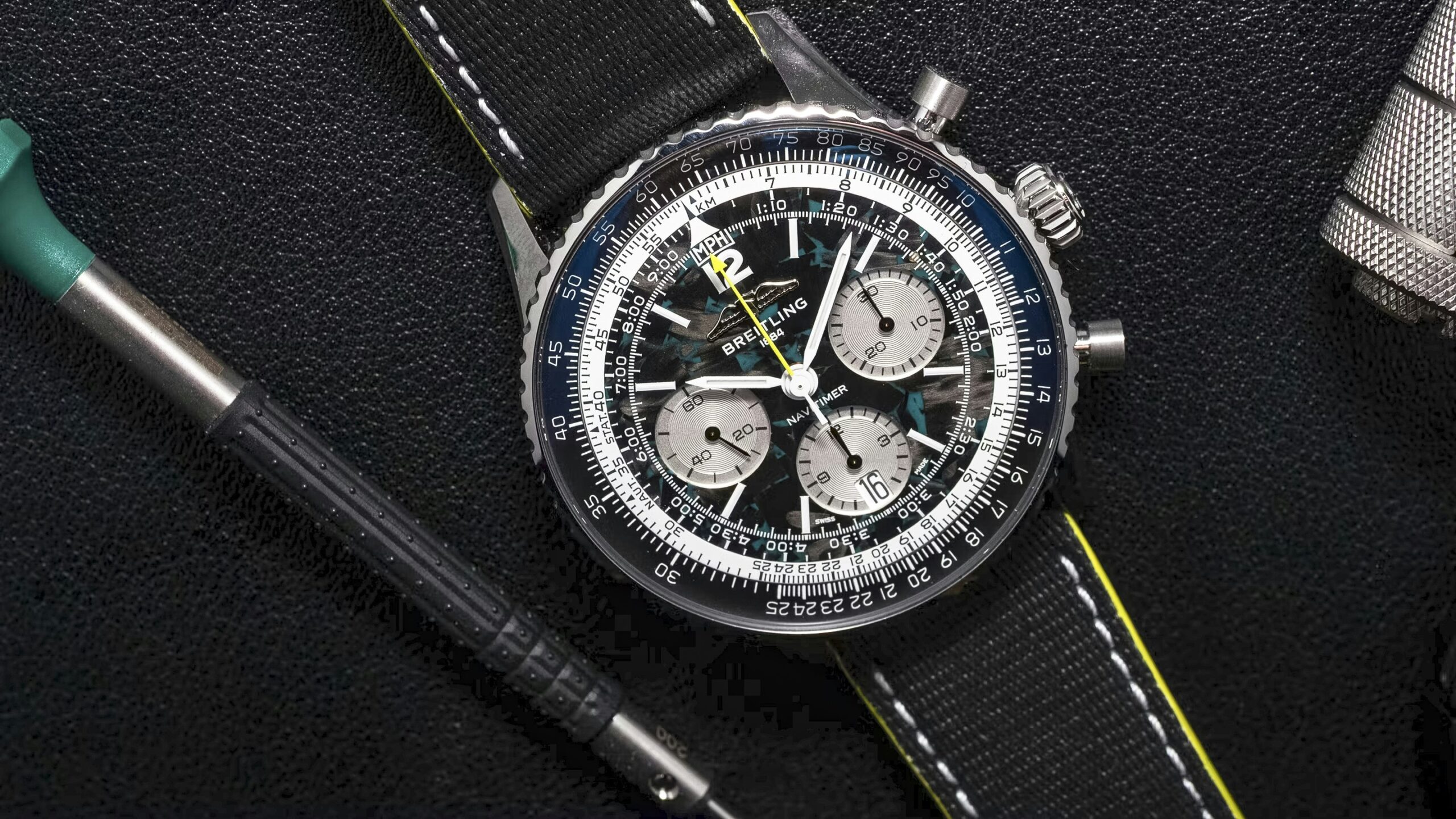 Hands-On: The Breitling Navitimer B01 Chronograph 43 Aston Martin Aramco Formula One Team