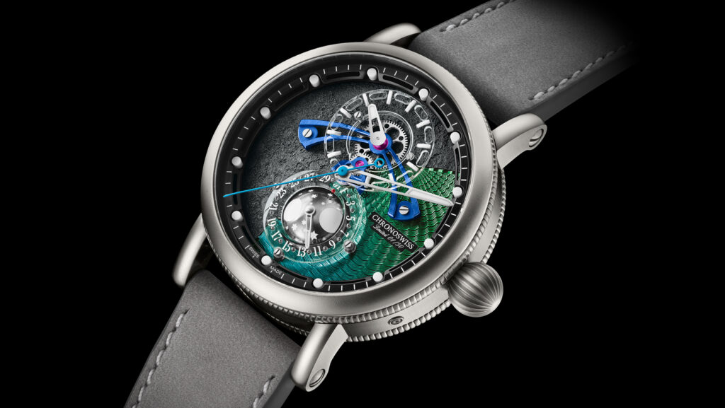 Chronoswiss doubles down on light and depth with Space Timer Gravity and Lunar Chronograph Aurora