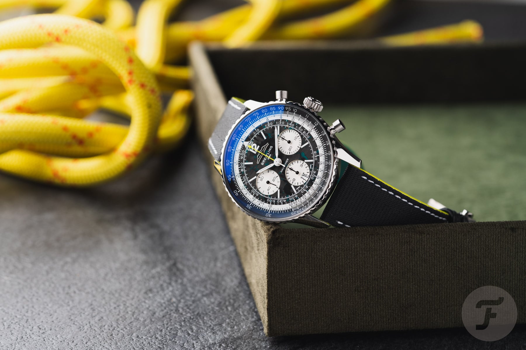 Introducing: The Roaring Breitling Navitimer B01 Chronograph 43 Aston Martin Formula One Team In Titanium