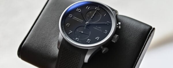 First Look – The IWC Portugieser Chronograph Ceratanium, the Icon in Dark Mode