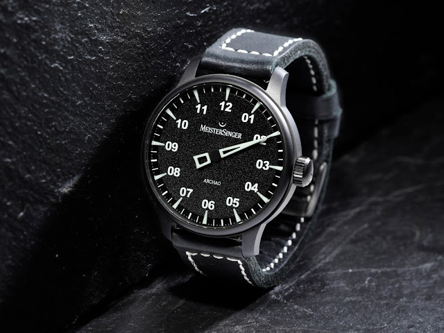 MeisterSinger Archao, a bold single-hand watch in DLC with LumiBlox