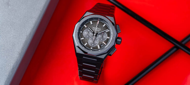 Precision In The Shadows: The Zenith Defy Skyline Chronograph In Black Ceramic
