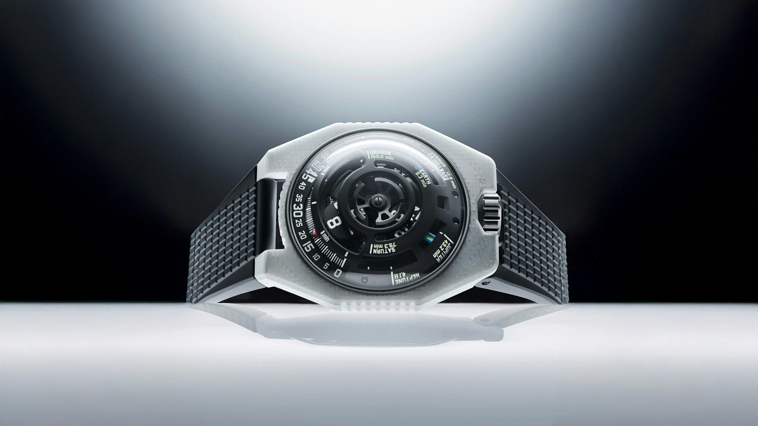 Introducing:  The Urwerk UR-100V ‘LightSpeed,’ Now In White Ceramic