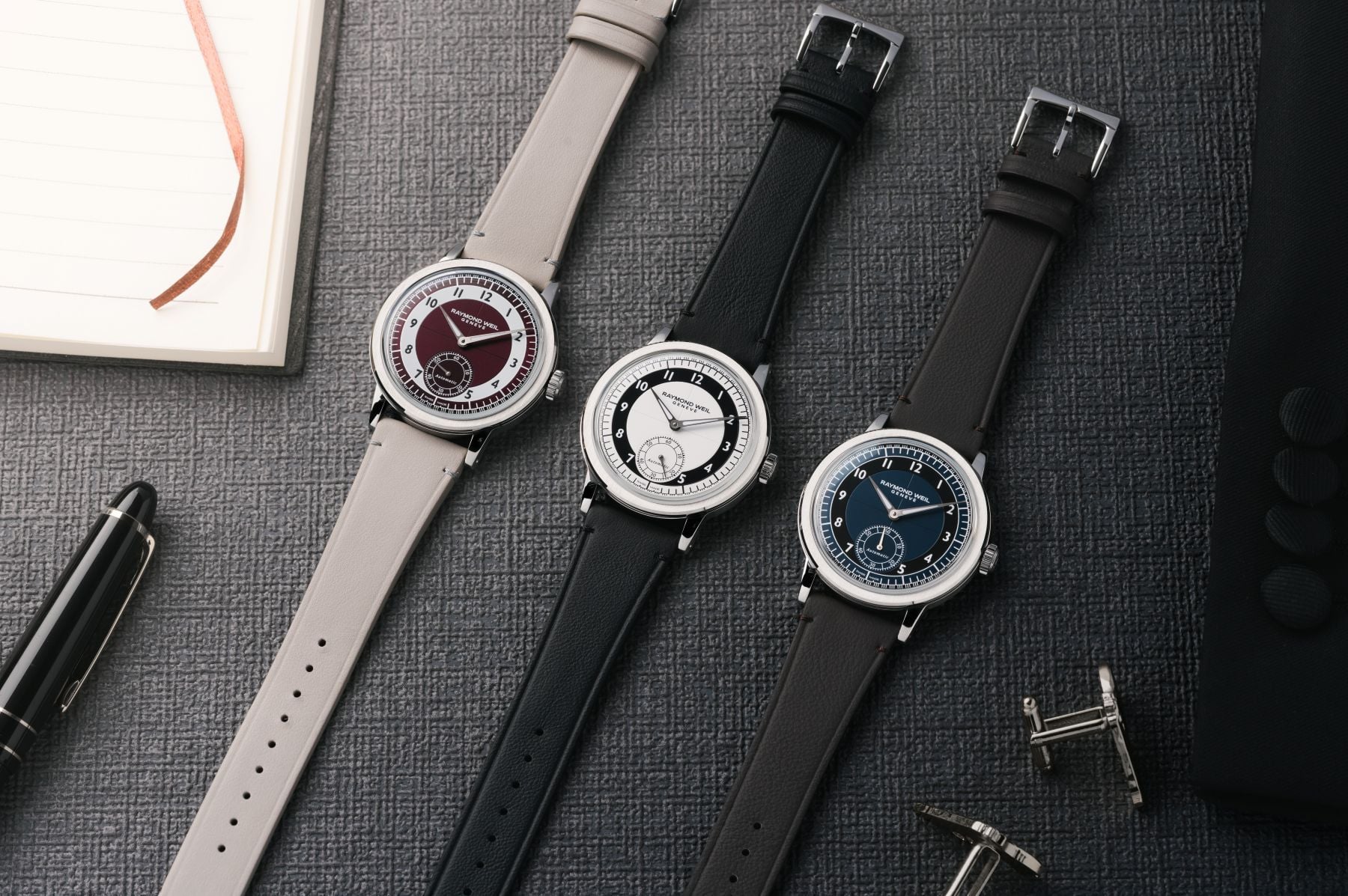 Introducing: Three New Raymond Weil Millesime Small Seconds Watches With Tuxedo Dials