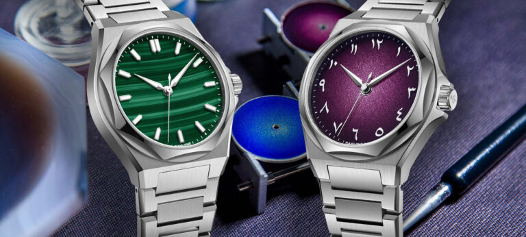 Manilone Introduces The Model S2 And Model Q1 Watches: Enamel Craft Meets Natural Stone Design