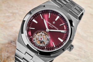 Hands-On: Vacheron Constantin’s Overseas Tourbillon Titanium with Deep Red Dial