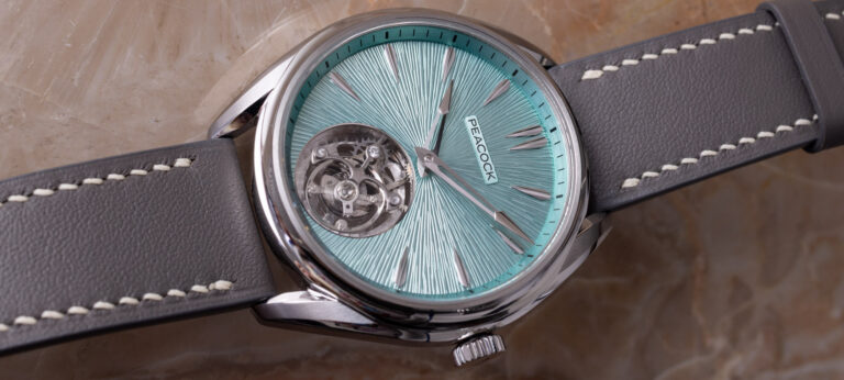 Peacock Divine Craft Watch Review: Introduces A New Thin Tourbillon Movement And Hand-Made Dial