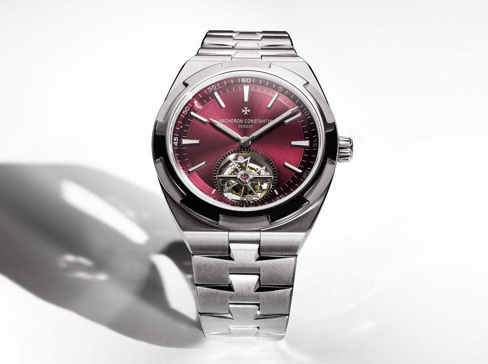 Vacheron Constantin Updates Overseas Tourbillon With Deep Red Dial