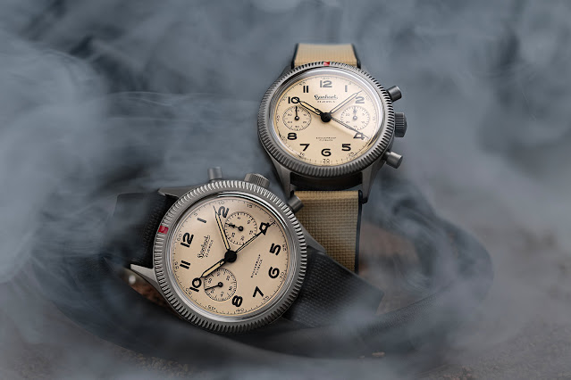 Hanhart 417 TI Desert Pilot Limited Edition in Grade 5 Titanium