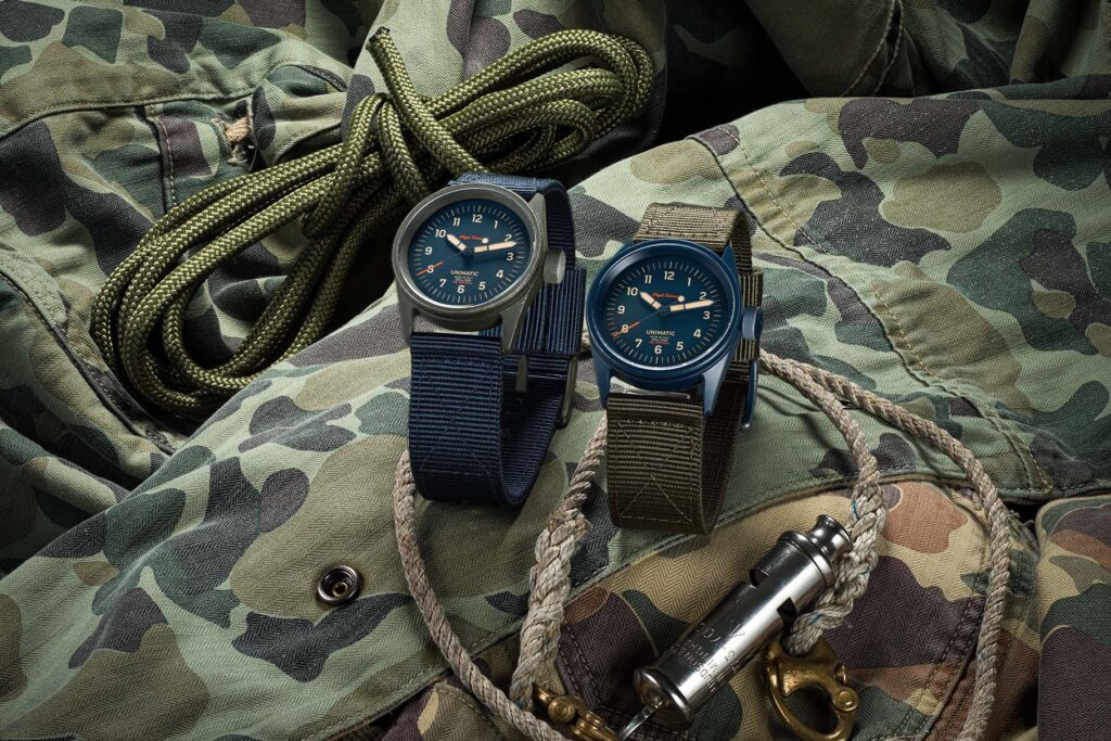 Unimatic Releases The Modello Cinque UT5-TANC Created With Nigel Cabourn and The Armoury