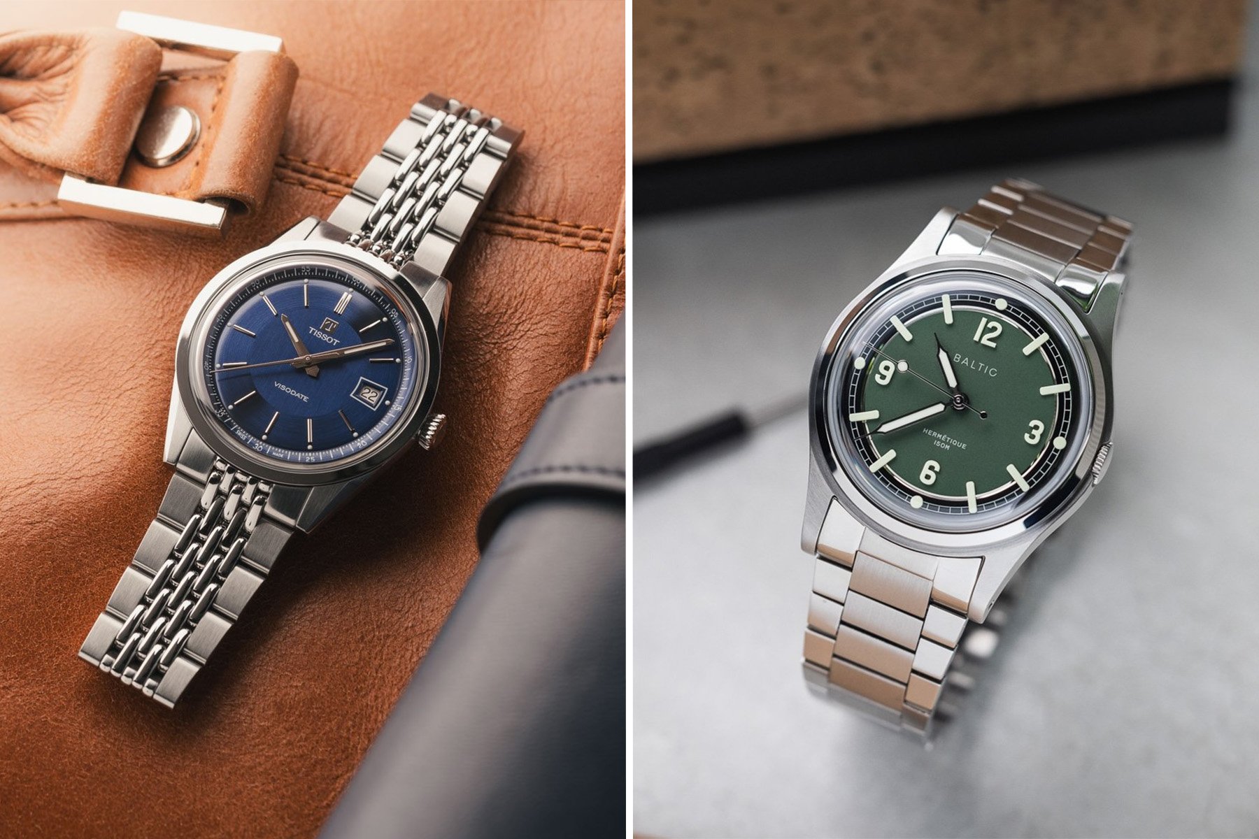 Sunday Morning Showdown: Tissot Visodate Vs. Baltic Hermétique — The Battle Of The Mid-Century Everyday Watches
