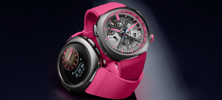 New Release: The H. Moser & Cie Streamliner Alpine Drivers and Mechanics Pink Edition Watches Double Down On The F1 Team’s Livery