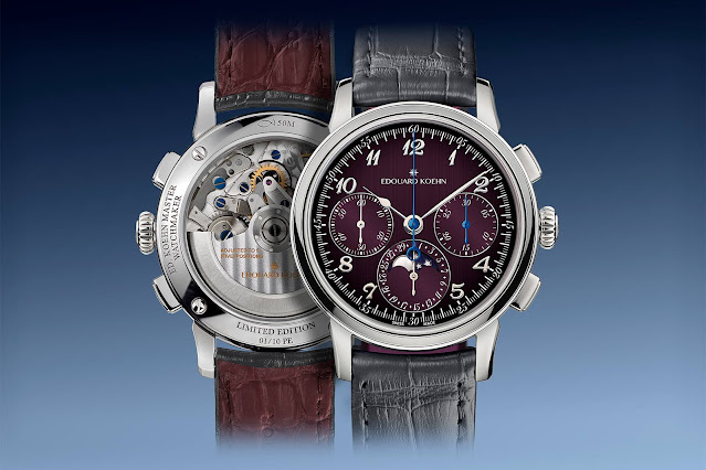 Edouard Koehn Legacy Moonphase Chronograph Purple Limited Edition
