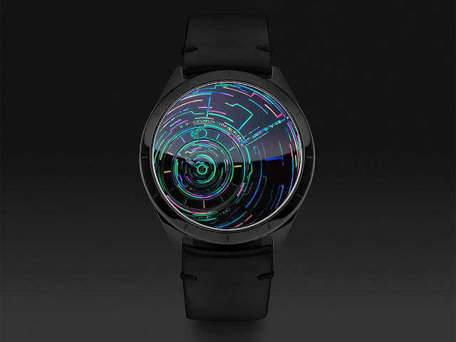 Ressence Type 9 IKE: Japanese Urushi and Raden art on a rotating dial