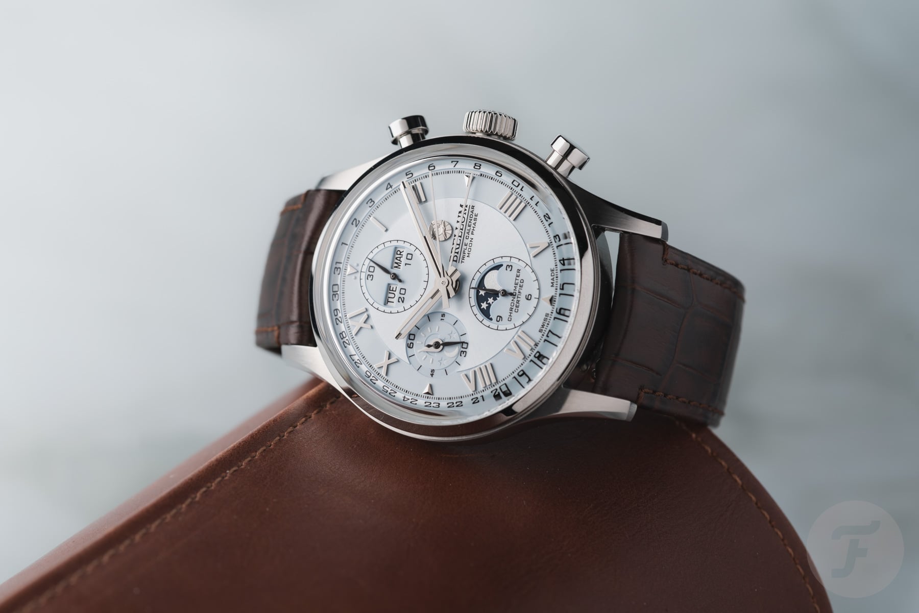 Hands-On: The Ice-Blue Brellum Duobox Triple Calendar Moonphase