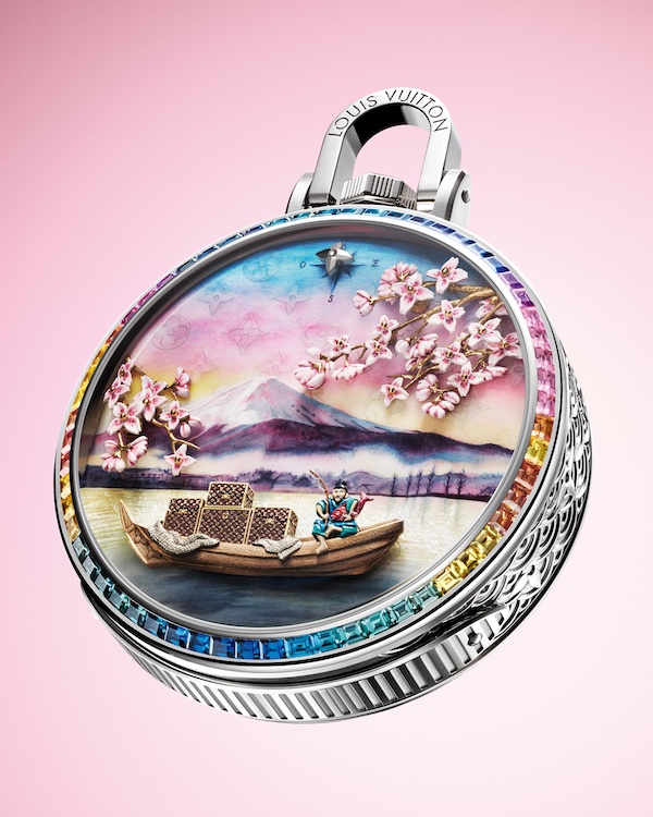 Louis Vuitton Elevates High Watchmaking And Art With Escale Au Mont Fuji Pocket Watch