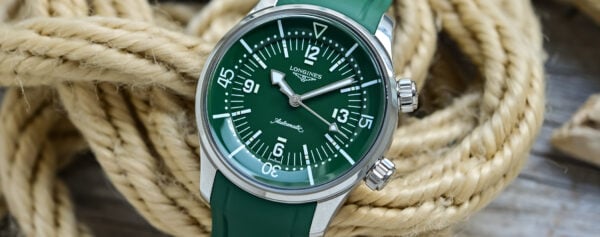 First Look – Revisiting the Longines Legend Diver, with the new Green-on-Green Rubber Edition