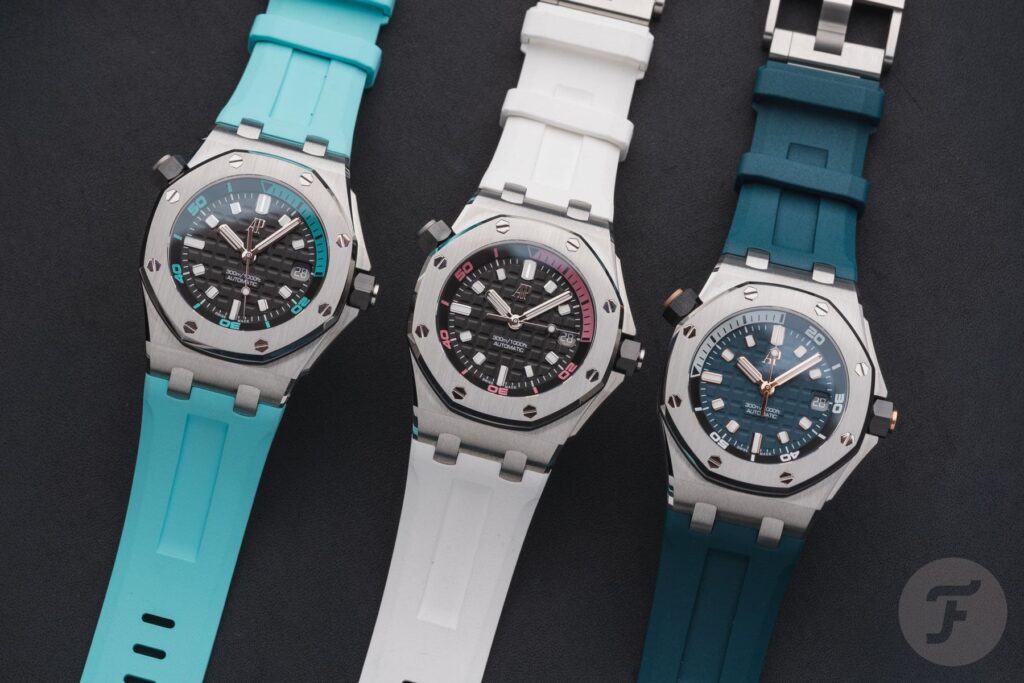 Hands-On With The Three New Audemars Piguet Royal Oak Offshore Selfwinding Diver Watches In Steel