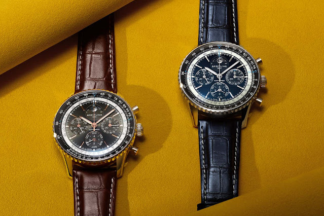 New steel and platinum versions for the Breitling Navitimer B19 Chronograph 43 Perpetual Calendar
