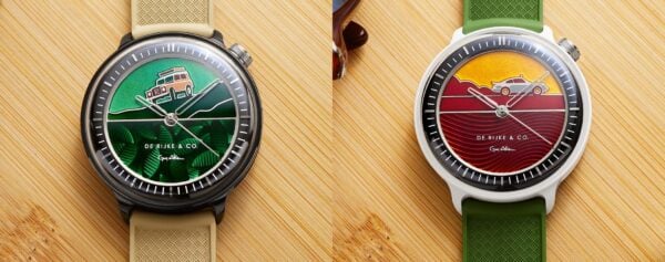 Introducing – De Rijke & Co. Amalfi Series 2, Drivers’ Watches with Car-Themed Enamel Dials