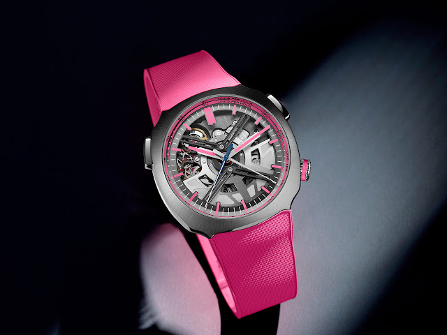 H. Moser & Cie. Streamliner Alpine Pink, a limited set including mechanical and connected editions