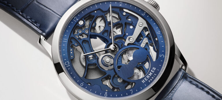 New Release: Hermès Slim d’Hermès Squelette Lune Watch