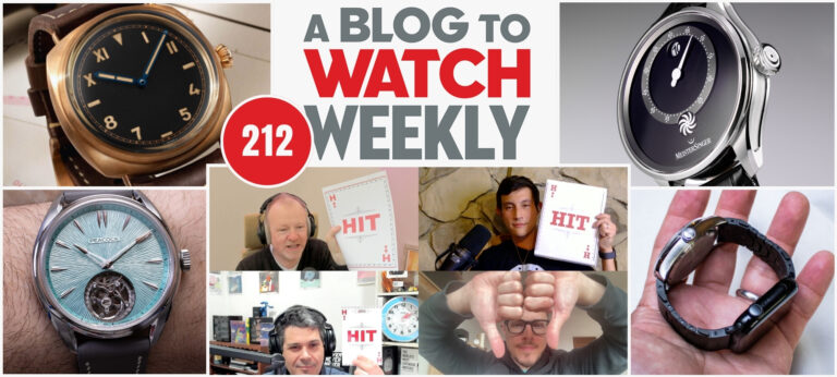 aBlogtoWatch Weekly Podcast #212: Swatch Group Strikes Back, The Smartlet Double Watch Experiment, And Jumping Hour Madness