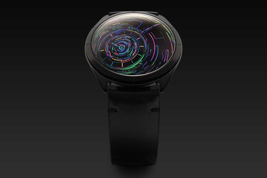 The Ressence Type 9 IKE creates a rainbow light show for the wrist