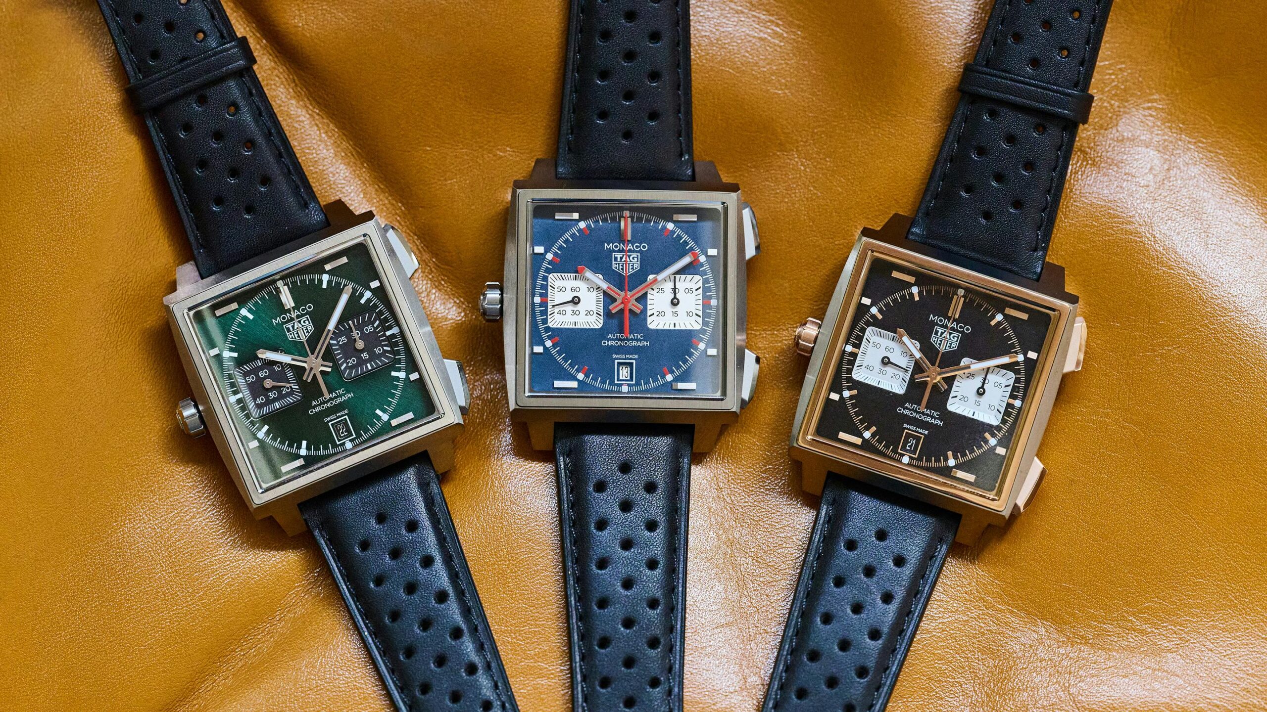 Introducing: TAG Heuer Updates The Monaco Chronograph With Three New Models In Titanium (Live Pics)