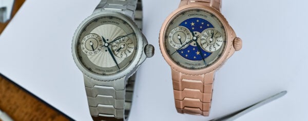 First Look – The New Chronoswiss Pulse GMT Enamel Sky Gold and Pulse GMT Silver Guilloche