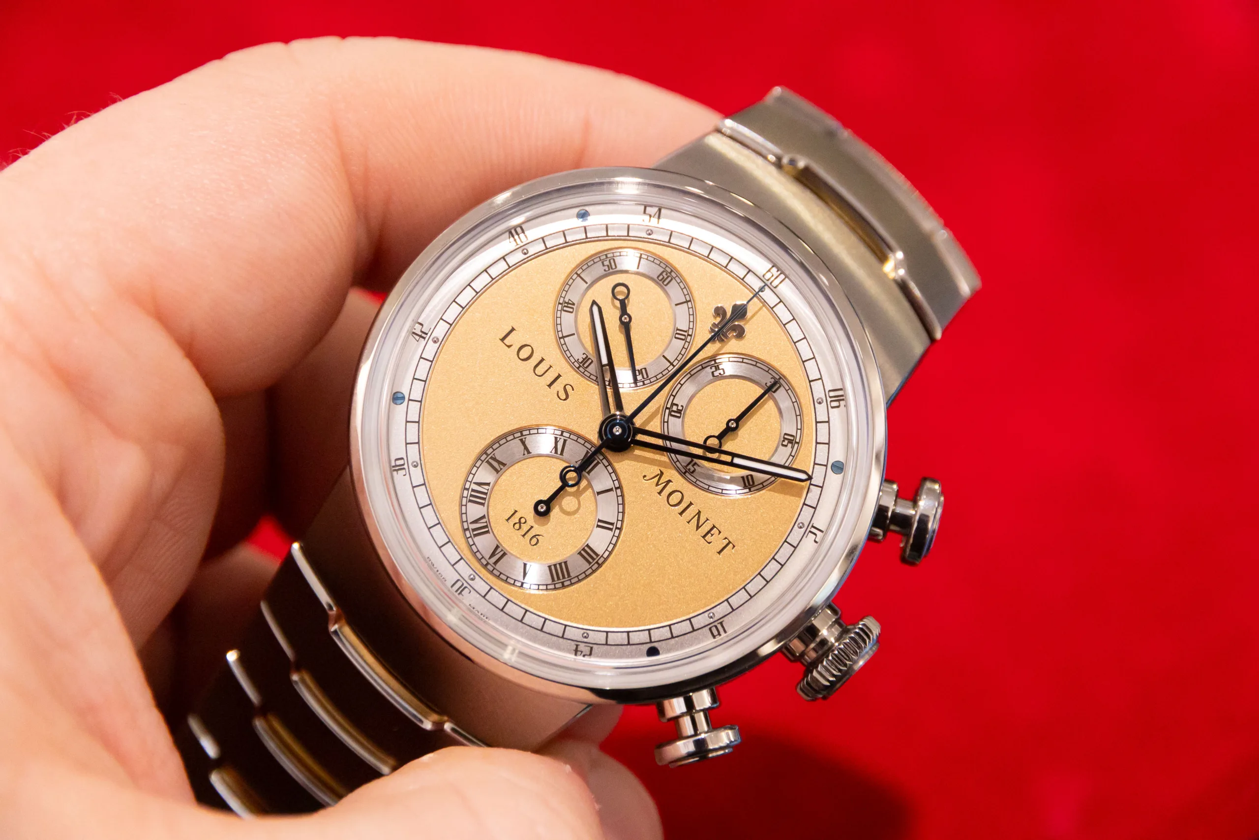 Watches & Wonders 2026: Louis Moinet 1816 Chronograph Champagne (Live Pics)