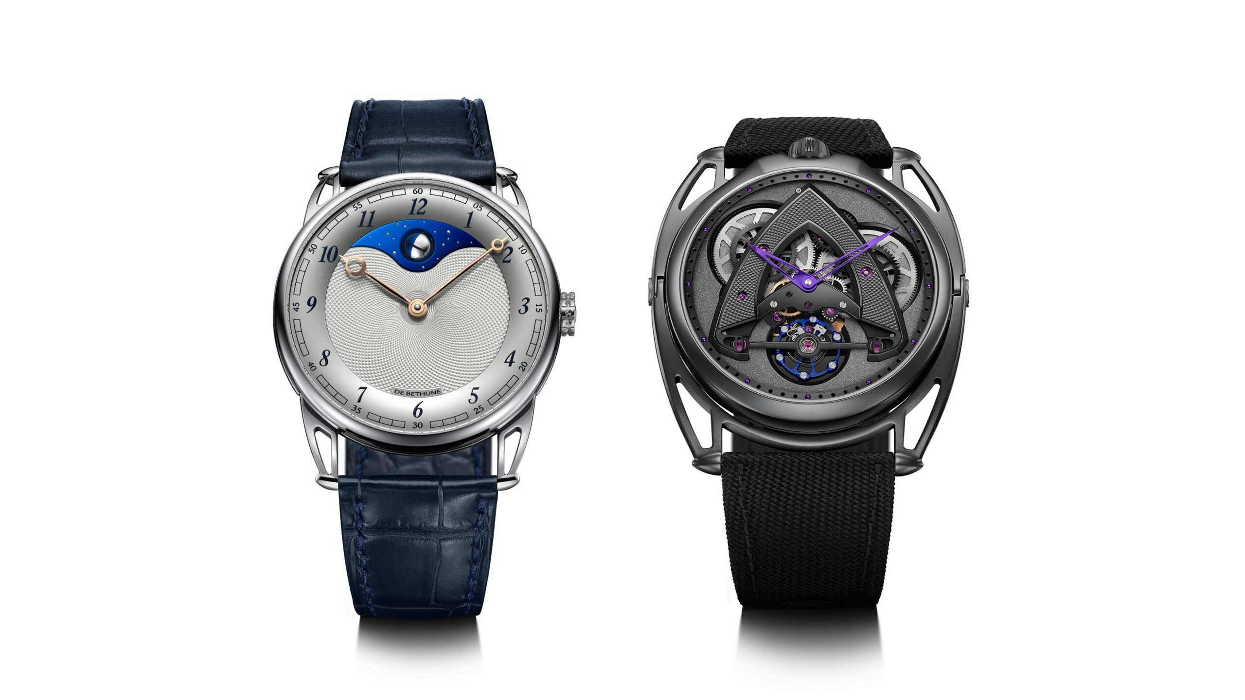 Introducing: De Bethune DB25Vxs Silver Moon And DB28xs Dark Sand